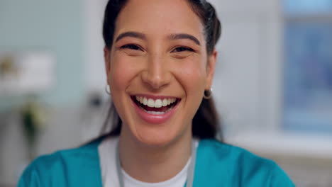 Woman,-doctor-and-happy-healthcare