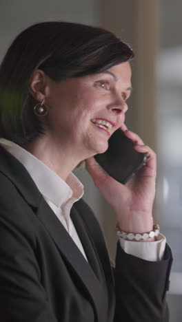Phone-call,-smile-or-business-woman