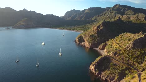 Baja-California,-Mexico---Beautiful-Ocean-Cove-Agua-Verde