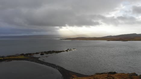 Luftaufnahme-Der-Küste-Von-Reykjavik-In-Island