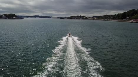 Cobh-Harbour-Aerial-View-of-boat