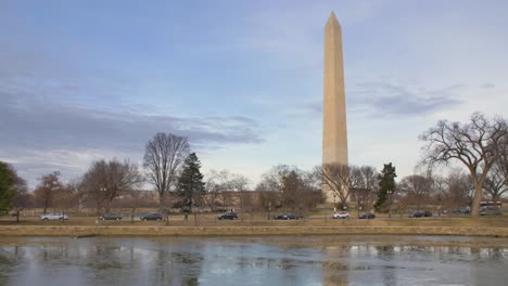 Washington-Monument-Zeitraffer-4k-In-Washington,-D.C