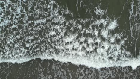 Aerial-top-shot-of-waves-on-Baltic-Sea