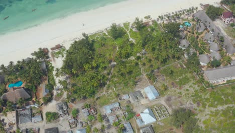 Pivoting-On-Land-Next-To-Beach-In-Zanzibar