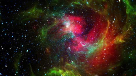 El-Movimiento-De-Las-Nubes-Nebulosas-En-El-Universo-Estelar,-El-Cosmos
