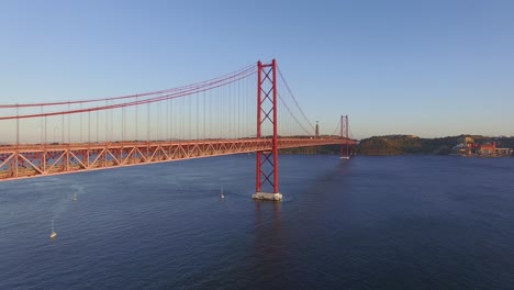 AERIAL:-25-de-Abril-Bridge-in-Lisbon