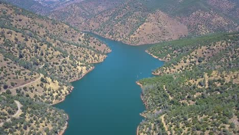 Birds-Eye-View-of-Recreational-Area-with-Lake