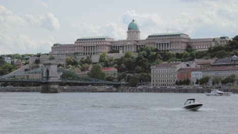 Standing-footage-from-the-side-of-buda-and-Buda-Castle-in-Budapest