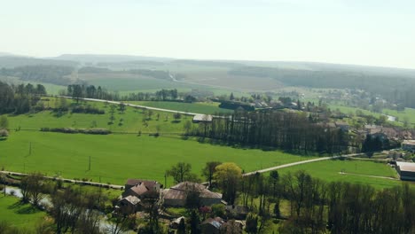 Aerial-shoot-of-the-Beautiful-farm