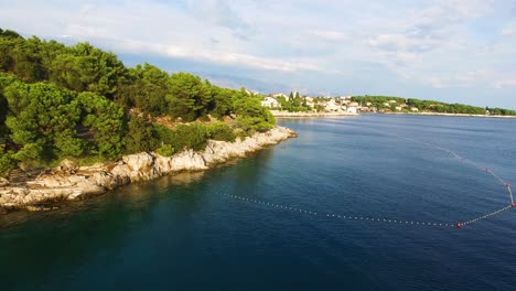 Drone-shot-if-the-Selca-Island-Brac-Croatia-Europe