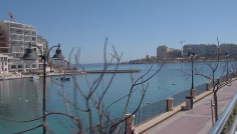 Speeding-along-George-Borg-Olivier-Street-in-Malta-Circa-March-2019