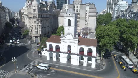 Aerial-Scene-of-the-National-Historical-Museum-of-the-Cabildo-and-the-May-Revolution