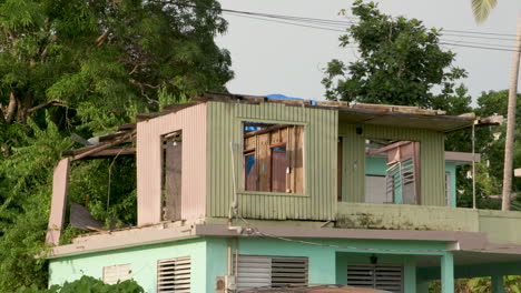 Damaged-buildings-in-Puerto-Rico-from-Hurricane-Maria-in-2017
