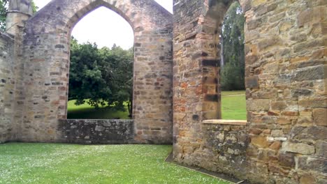 Old-Church-remains,-Port-Arthur,-Tasmania-2013