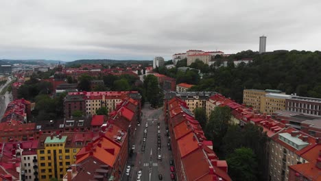 Luftaufnahme-Aufgenommen-Von-Korsvagen-In-Göteborg,-Schweden