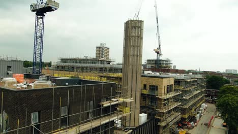 Drone-shot-of-building-under-Construction