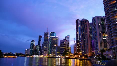 brisbane-riverside-timelapse,-brisbane-riverside-story-bridge-timelapse-brisbane-riverside-day-to-night-time-timelapse