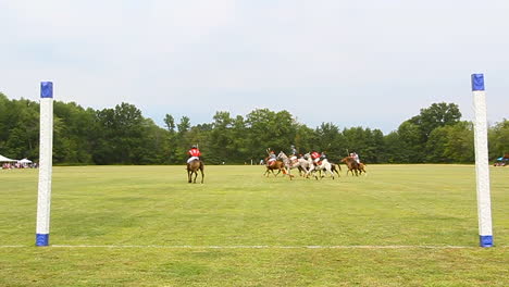 Jugadores-De-Polo-A-Caballo-Punto-De-Puntuación