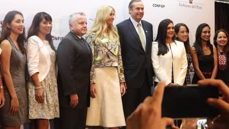 Ivanka-Trump-En-Una-Conferencia-De-Prensa-En-Lima,-Peru-En-Abril-De-2018-En-La-Cumbre-De-Las-Americas