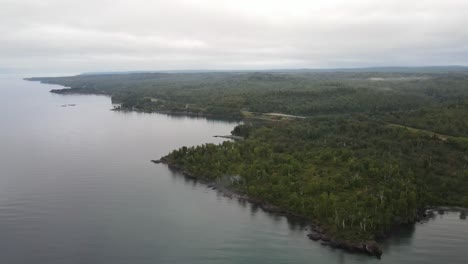 beautiful-landscape-aerial-view-of-north-shore-minnesota-during-summer-time-on-a-cloudy-afternoon