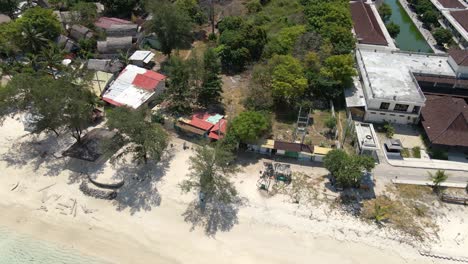 Empty-beach-and-shore-during-Covid19-Pandemic-on-Gili-Air,Indonesia