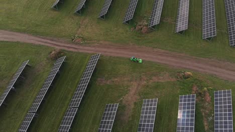 drone-shot-of-reavaling-huge-solar-park-near-the-highway