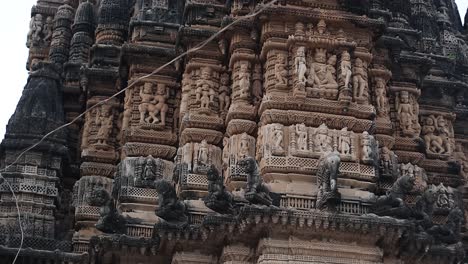 Antiguo-Templo-Indio,-Punto-De-Referencia-De-La-Arquitectura-India,-Templo-Hindú-Religioso-Tradicional,-Estilo-Vintage,-Mumbai,-Bangalore,-Ahmedabad,-24