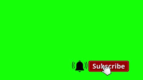 Eine-Animierte-Abonnierungsschaltfläche-Für-Youtube-Auf-Einem-Grünen-Bildschirm