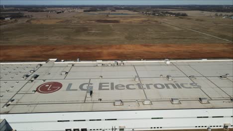 Luftaufnahme-Des-LG-Werks-In-Clarksville,-Tennessee