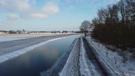 Holländische-Winterlandschaft