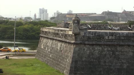 Schloss-San-Felipe-De-Barajas,-Cartagena,-Kolumbien