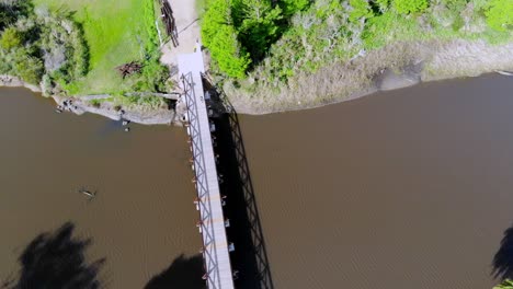 aerial-video-on-the-heights-of-the-bridge-over-the-stream