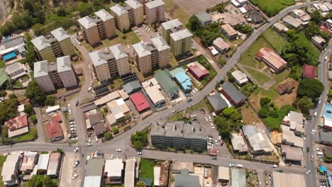 Aerial-view-of-a-housing-complex-at-the-foothills-of-the-San-Fernando-Hill-national-Landmark