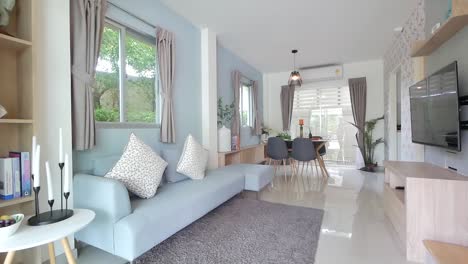 Pastel-House-Decroratio-Showing-Living-Area-and-Dining-Area