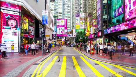 Hong-Kong-China,-Ca.:-Zeitraffer-überfüllte-Menschen-Im-Dammbuchtbereich-In-Hongkong-Stadt