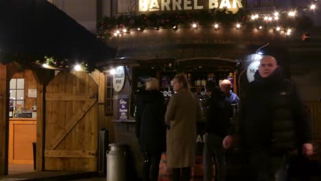 Liverpool-Christmas-market-mulled-wine-wooden-festive-drinks-kiosk
