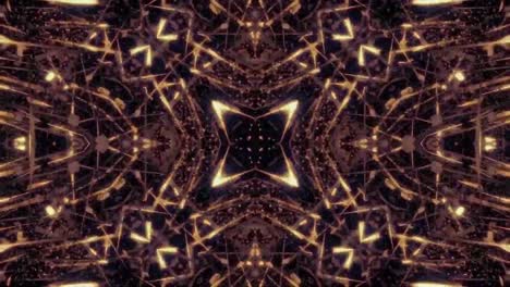 Kaleidoskop-Videoschleife-Abstrakter-Hintergrund