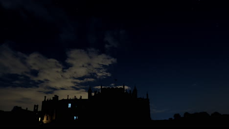 shooting-stars-I-night-sky-outside-castle