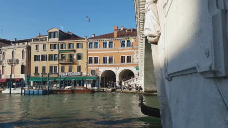 Canal-Grande-In-Venedig,-Italien