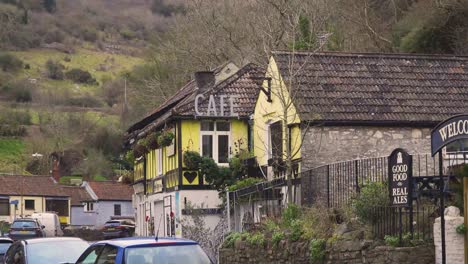 Cheddar,-Somerset,-Großbritannien,-Schöner-Blick-Auf-Das-Dorf-Cheddar-Heimat-Des-Cheddar-käses