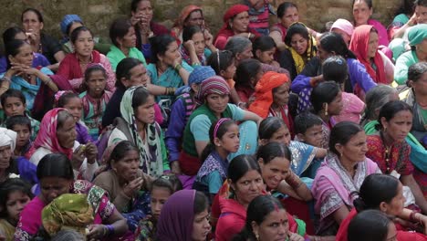 Indian-crowd-at-Indian-religious-festival---fair