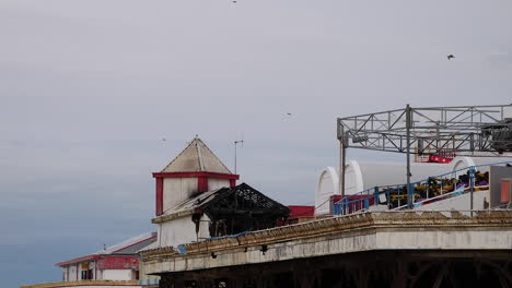 Blackpool-Pier-And-Fire-Damage-On-The-Pier-2020