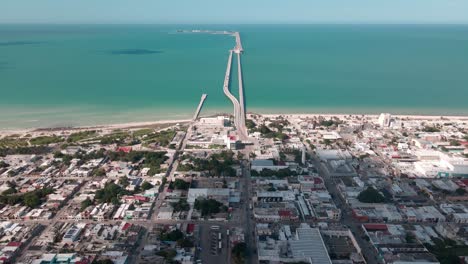 Puerto-De-Progreso-En-Yucatán-México,-La-Puerta-Del-Paraíso-Del-Sureste-Al-Mundo