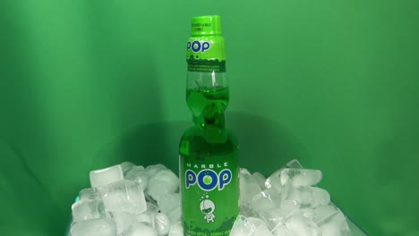 3-3-Marble-Pop-Green-Apple-Carbonated-drink-activated-with-ball-under-lid-for-a-fizzy-taste