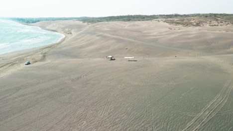 Sandboard-In-Den-Dünen-Von-Veracruz