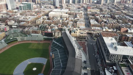 Chicago-Cubs-Baseballstadion-Wrigley-Field-Antenne