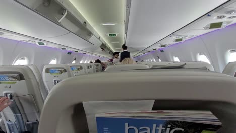 Inside-an-Air-Baltic-airline-plane