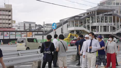 Station-Yamato-Saidaiji-Am-Morgen-Nach-Der-Ermordung-Von-Premierminister-Shinzo-Abe