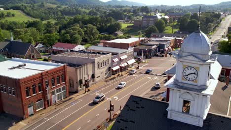 aerial-over-the-russell-county-courthouse-in-lebanon-virginia