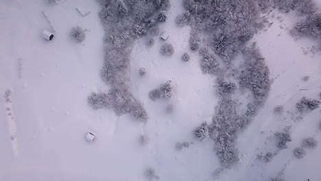 [Aerial-shot]-Scenic-winter-landscape-shot-in-the-countryside-of-Transylvania